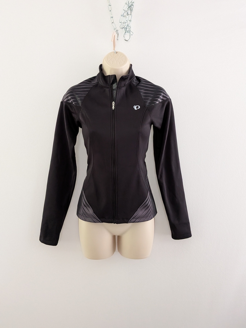 Pearl Izumi Black Women's XS Full-Zip Athletic Cycling Jacket